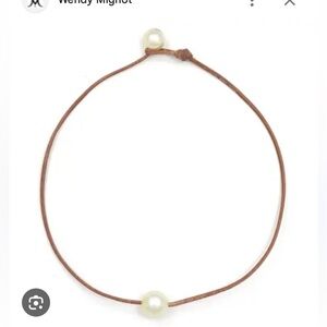 Wendy mignot real pearl necklace